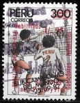 Stamps : America : Peru :  Perú-cambio