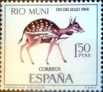 Stamps Spain -  Intercambio 0,25 usd 1,25 ptas. 1966