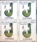Sellos de Europa - Espa�a -  Intercambio 1,00 usd 4 x 4 ptas. 1966
