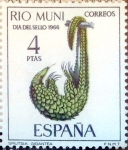 Stamps Spain -  Intercambio m1b 0,25 usd 4 ptas. 1966