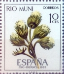 Stamps Spain -  Intercambio cryf 0,25 usd 10 cents. 1967