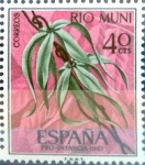 Stamps Spain -  Intercambio m1b 0,25 usd 40 cents. 1967