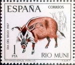 Stamps Spain -  Intercambio m2b 0,30 usd 1,00 ptas. 1967