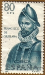 Stamps Spain -  Francisco de Orellana - Forjadores de America