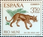 Stamps Spain -  Intercambio m2b 0,45 usd 3,50 ptas. 1967