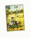 Stamps Africa - Equatorial Guinea -  Dom QUIJOTE la PERSECUCION