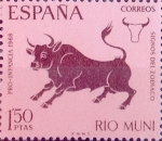 Stamps Spain -  Intercambio nf4b 0,30 usd 1,50 ptas. 1968