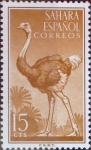 Stamps Spain -  Intercambio 0,20 usd 15 cents. 1957