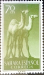 Stamps Spain -  Intercambio m2b 0,70 usd 70 cents. 1957