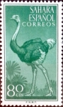 Stamps Spain -  Intercambio cryf 0,75 usd 80 cents. 1957