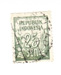Sellos de Asia - Indonesia -  Valor
