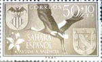 Stamps Spain -  Intercambio 0,25 usd 50+ 10 cents. 1958
