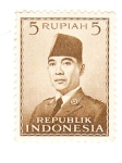 Stamps : Asia : Indonesia :  Achmed Sukarno