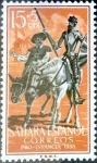 Stamps Spain -  Intercambio 0,25 usd 15 + 5 cents. 1958