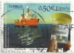Stamps Spain -  (214) BIODIVERSIDAD Y OCEANOGRAFIA. CONMEMORACIÓN EXPEDICIÓN MALASPINA. EDIFIL 4627