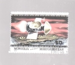 Stamps Mongolia -  satelite