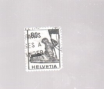 Stamps Switzerland -  monumento