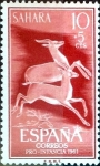 Stamps Spain -  Intercambio mxb 0,20 usd 10 + 5 cents. 1961