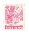 Stamps Indonesia -  Danza