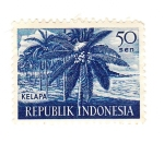 Sellos de Asia - Indonesia -  Kelapa