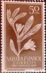 Stamps Spain -  Intercambio nf4b 0,35 usd 50 cents. 1956
