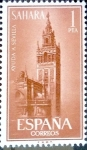 Stamps Spain -  Intercambio m1b 0,25 usd  1 pta. 1963