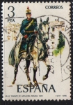 Stamps : Europe : Spain :  Teniente de artilleria