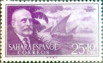 Sellos de Europa - Espa�a -  Intercambio 0,25 usd  25 + 10 cents. 1955