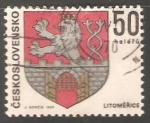 Sellos de Europa - Checoslovaquia -  Escudo de armas de Litoměřice