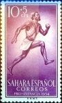 Sellos de Europa - Espa�a -  Intercambio m3b 0,25 usd 10 + 5 cents. 1954