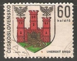 Stamps Czechoslovakia -  Escudo de armas de Uherský Brod