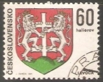 Stamps Czechoslovakia -  Escudo de armas de Levoča