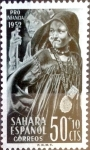 Sellos de Europa - Espa�a -  Intercambio m2b 0,25 usd 50 + 10 cents. 1952