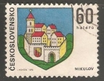 Stamps Czechoslovakia -  Escudo de armas de Míkulov