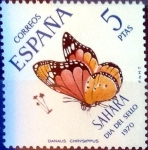 Stamps Spain -  Intercambio jxi2 0,40 usd 5 ptas. 1970
