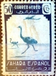 Stamps Spain -  Intercambio cryf 0,20 usd 50 cents. 1943