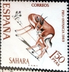 Stamps Spain -  Intercambio m2b 0,25 usd 1,50 pta. 1969
