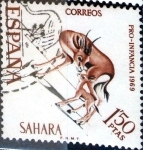 Stamps Spain -  Intercambio nf4b 0,20 usd 1,50 pta. 1969