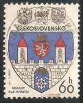 Sellos de Europa - Checoslovaquia -  Escudo de armas de Kralupy nad Vltavou
