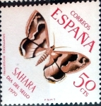 Stamps Spain -  Intercambio cr2f 0,20 usd 50 cents. 1970