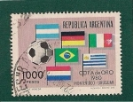 Sellos de America - Argentina -  Copa de Oro 1980