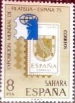 Stamps Spain -  Intercambio m2b 0,25 usd 8 ptas. 1975