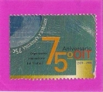 Stamps Argentina -  Organizacion Internacional del Trabajo