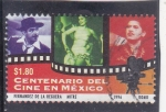 Sellos de America - M�xico -  Centenario del cine en México