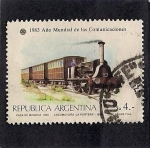 Stamps Argentina -  Año Mundial de las Comunicaciones
