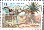 Sellos de Europa - Espa�a -  Intercambio m2b 0,25 usd 2 ptas. 1973