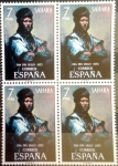 Stamps Spain -  Intercambio 1,20 usd 4 x 7 ptas. 1973