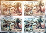 Stamps Spain -  Intercambio 1,00 usd 4 x 2 ptas. 1973