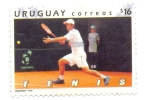 Stamps : America : Uruguay :  TENIS