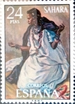 Stamps Spain -  Intercambio m2b 0,90 usd 24 ptas. 1972